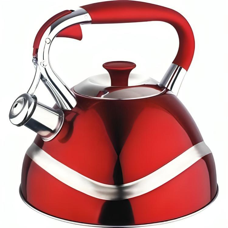 Чайник Edenberg со свистком из нержавеющей стали 3 л (EB-7010-red)