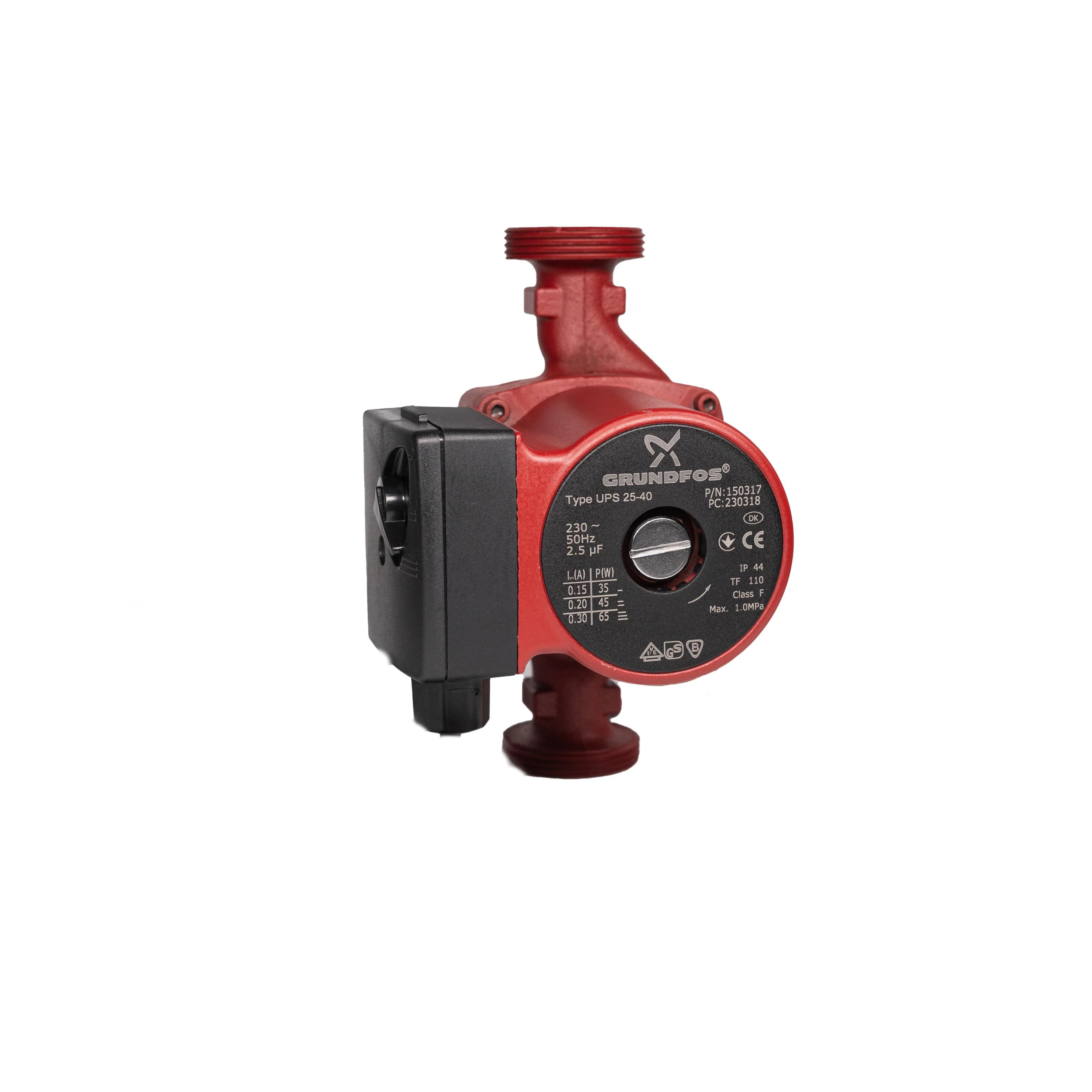 Насос циркуляционный Grundfos UPS 25/40 180 + гайки
