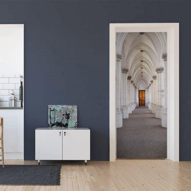 Наклейка интерьерная на двери Sticker Wall SW-00000939 Коридор 104х210 см