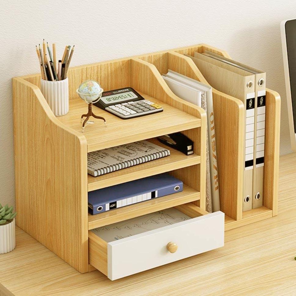 Полка книжная настольная из дерева Томоко Карри (КПА-036303)