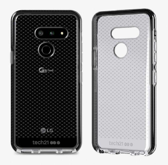 Противоударный чехол Evo Check LV tech21 для LG G8 ThinQ Smokey Black (11015960)