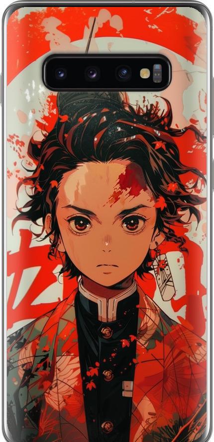 Чехол на Samsung Galaxy S10 Plus Тандзиро Камадо (6131t-1649-42517)