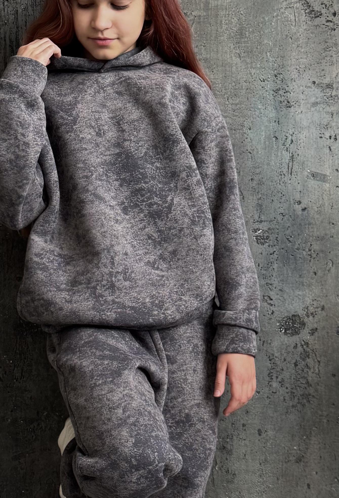 Костюм утеплений TM Spinogriz СПИ2025 oversize 128 см Сірий (29846089) - фото 2 Костюм утеплений TM Spinogriz СПИ2025 oversize 128 см Сірий (29846089) - фото 2