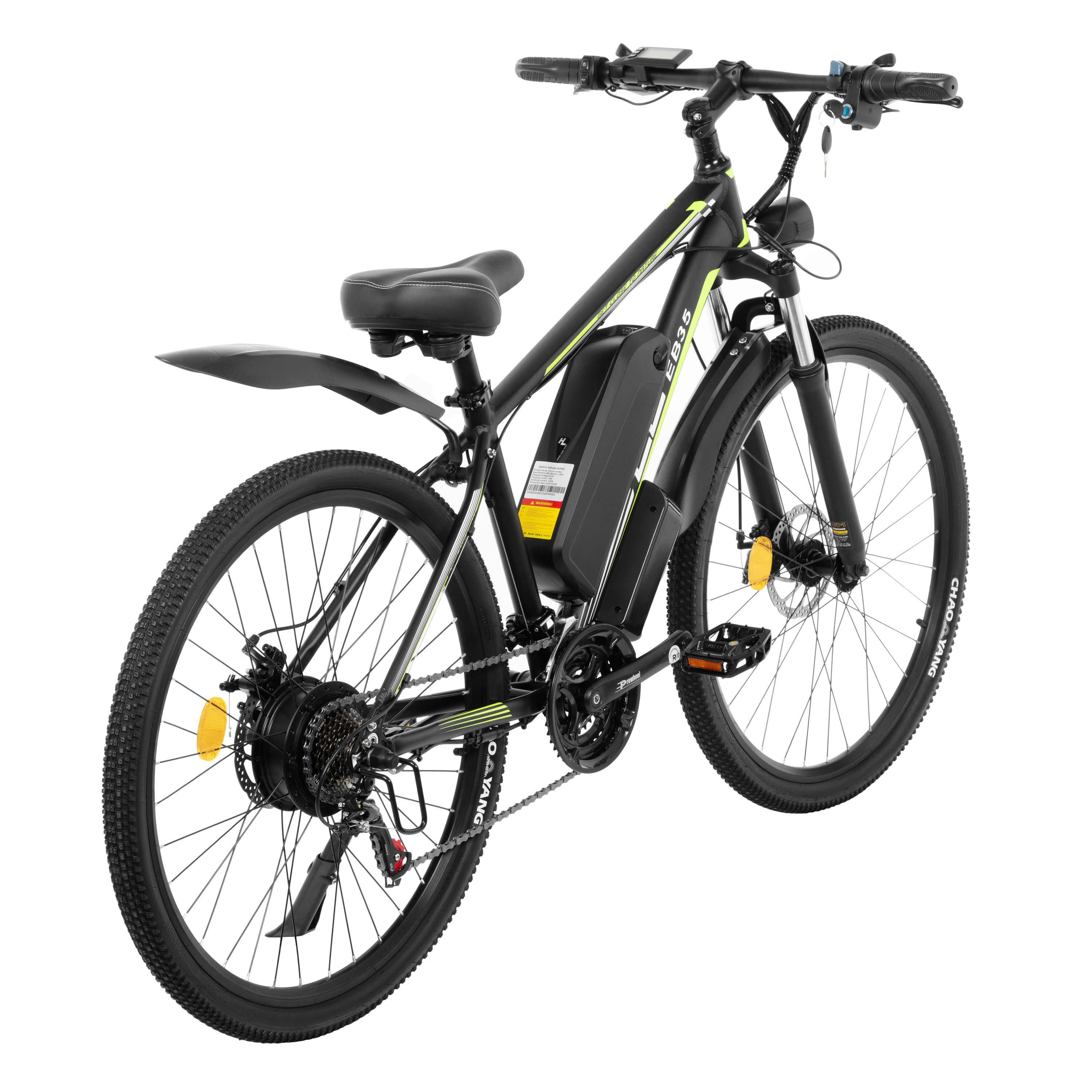 Електровелосипед 2E EB35 d коліс 27,5" 500 Вт Чорний із зеленим (5ab75c21) - фото 4