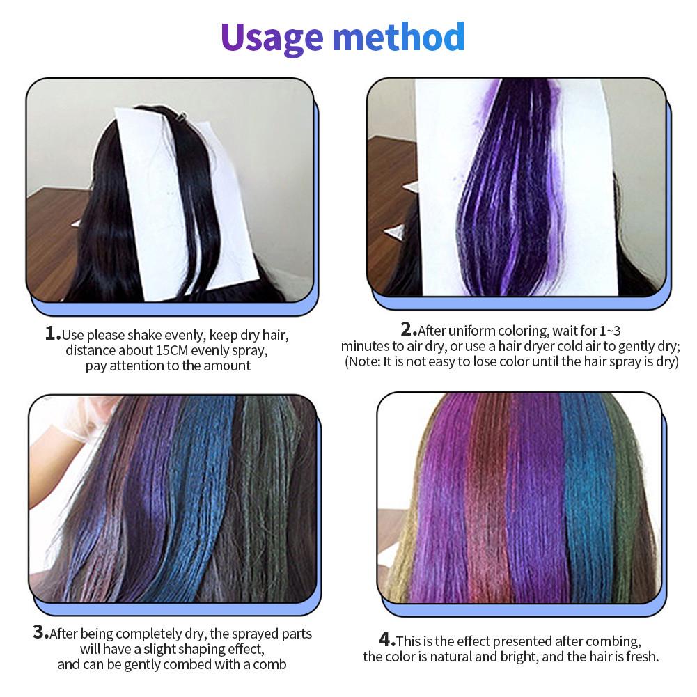 Фарба-спрей тимчасова для волосся Pink Blue (1945096850) - фото 9