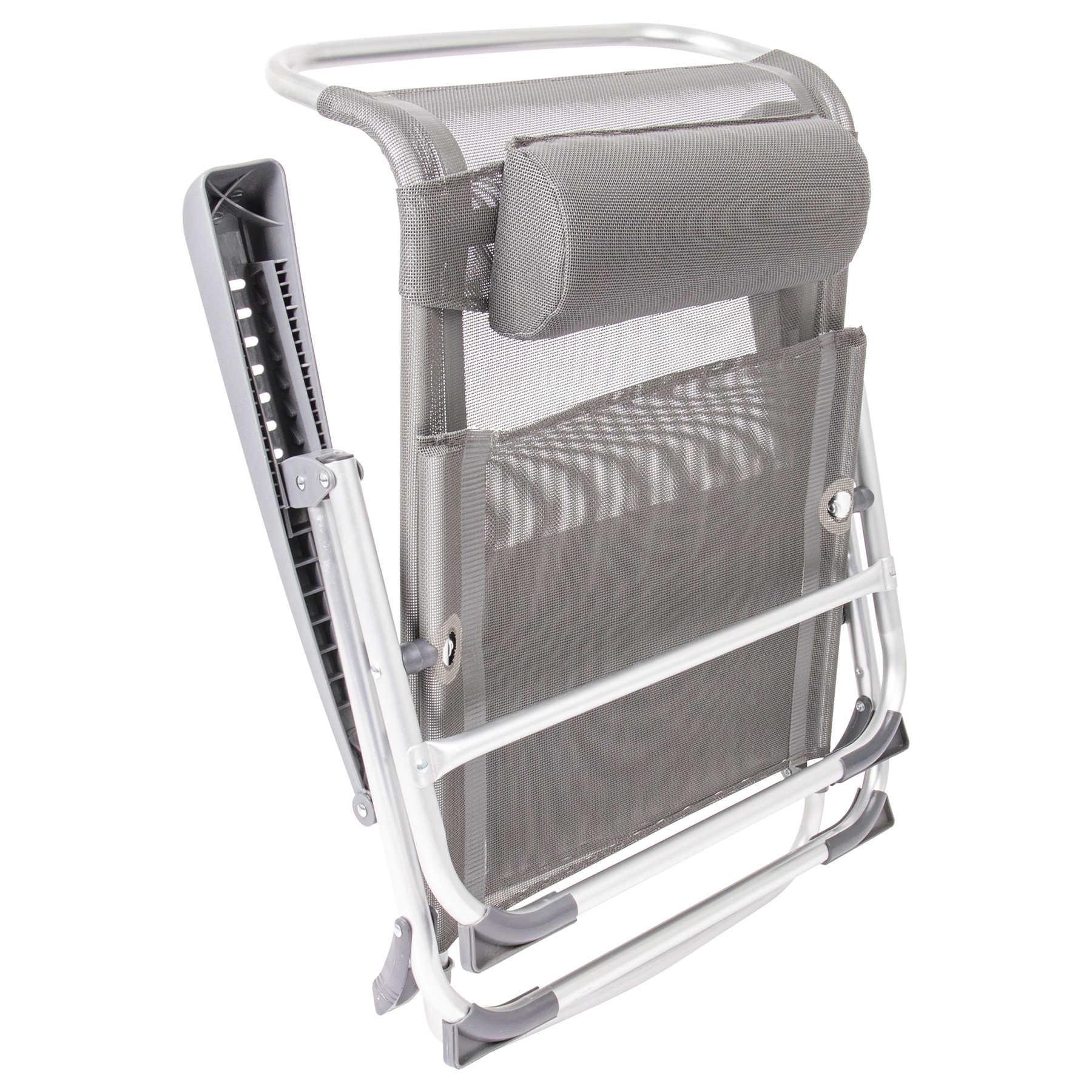 Крісло розкладне Bo-Camp Saint-Tropez Grey (1204796) - фото 10