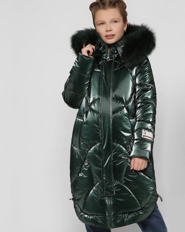 Зимняя куртка X-Woyz DT-8302-30 р. 32 Изумруд