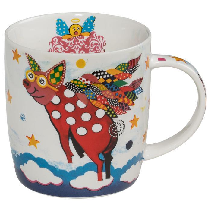 Кружка для чая Maxwell Williams Pigasus SMILE фарфор 12x8,5x9,5 см 400 мл (2627115)