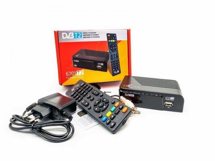 Тюнер T2 DVB-T2/C Uclan 6701 з медіаплеєром та підтримкою кабельного ТБ - фото 4