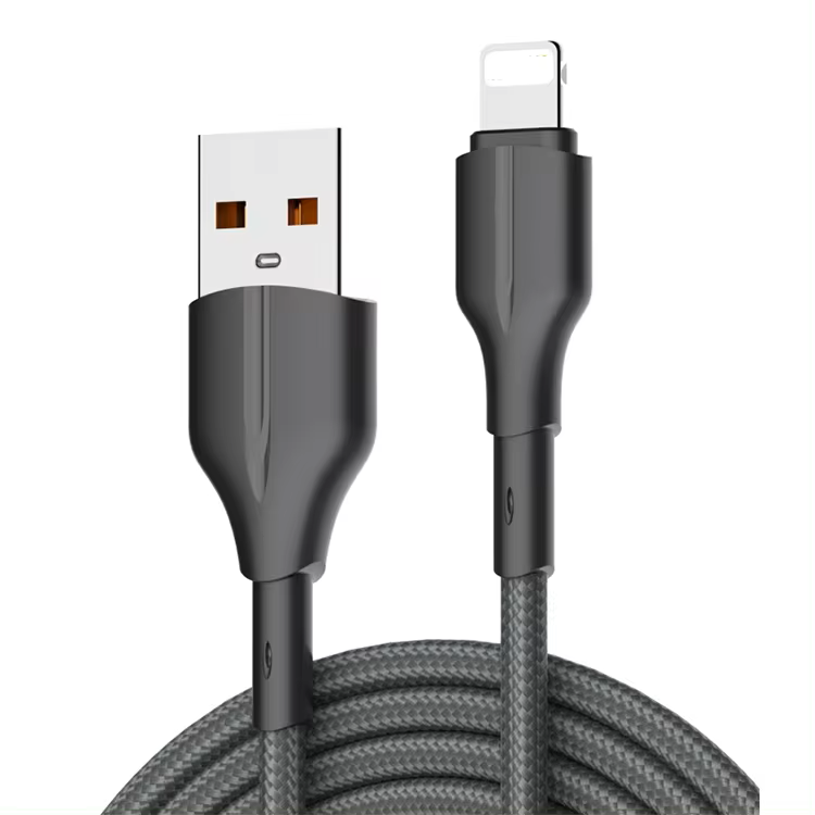 Кабель USB to Lightning LDNIO LS851 25W быстрая зарядка 1 м Черный - фото 1