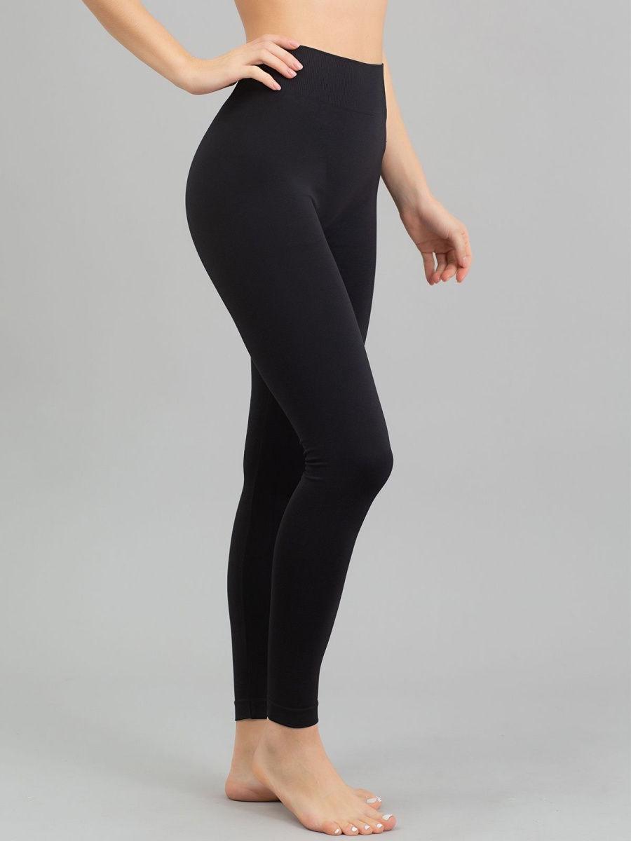 Легінси Giulia Leggings model 2 Nero жіночі безшовні з мікрофібри L/XL Чорний - фото 2