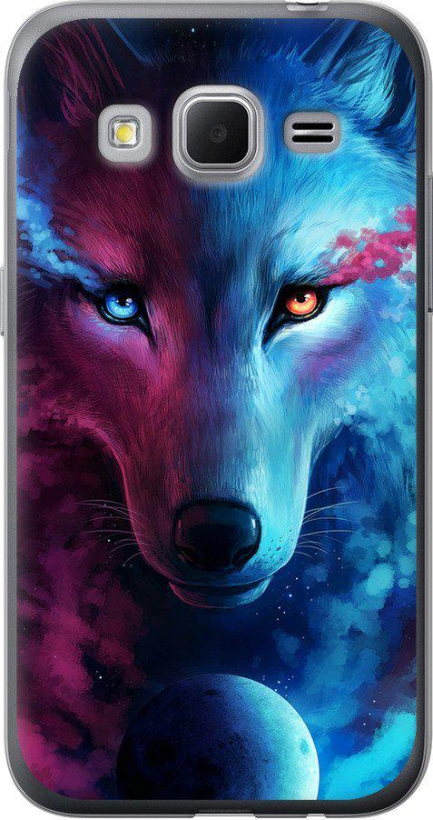 Чехол на Samsung Galaxy Core Prime VE G361H Арт-волк (3999u-211-42517)