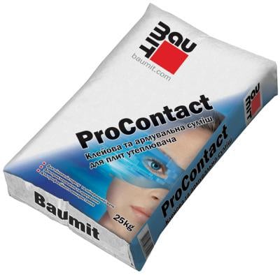 Клей-шпаклевка для теплоизоляции Baumit ProContact профессиональная 25 кг