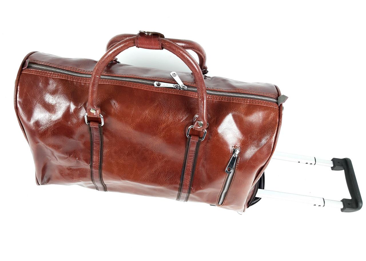 Сумка на колесах Sky travel 50х3420 см Коричневий (1348424603) - фото 7