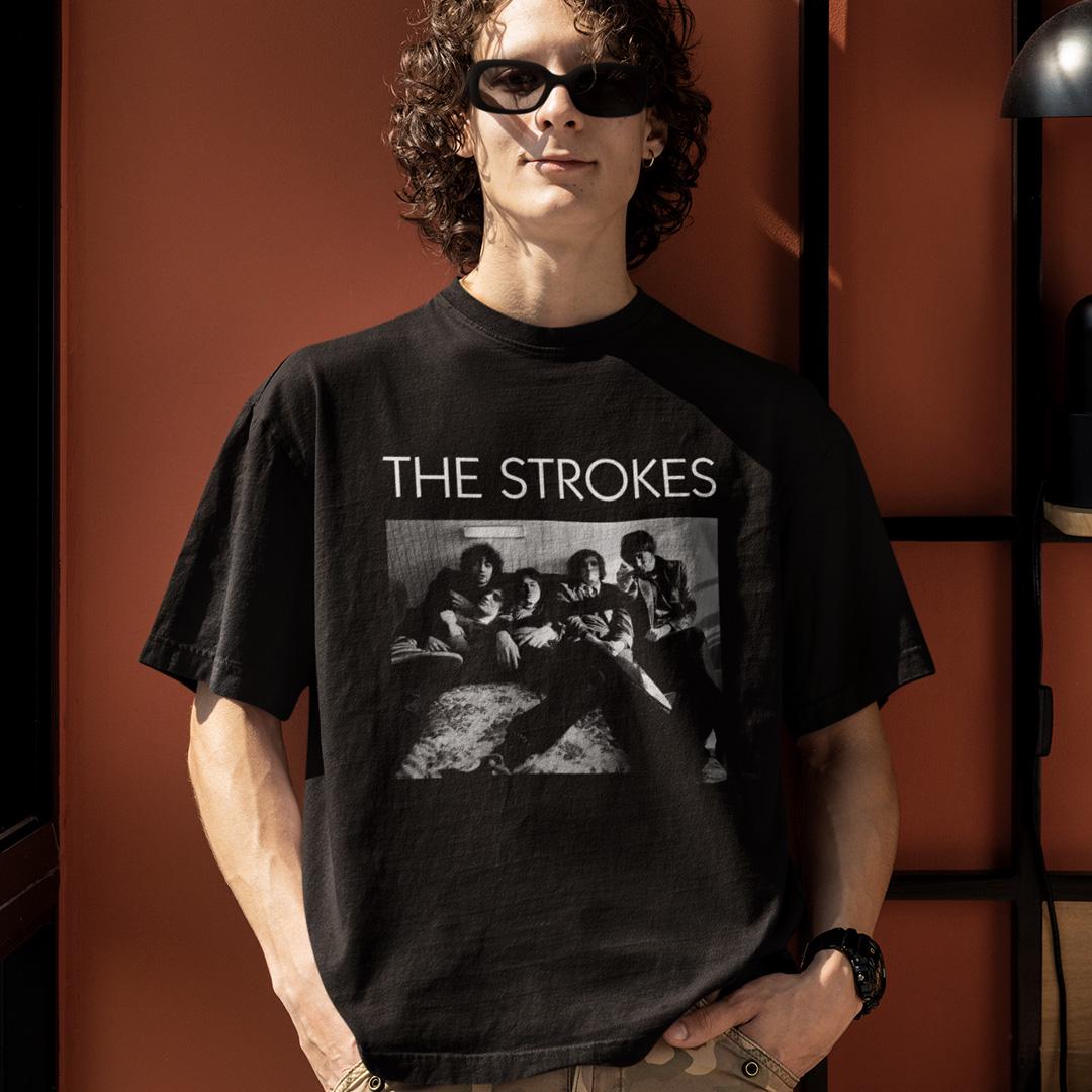 Футболка унисекс The Strokes Band Poster XL Черный (0000014504)