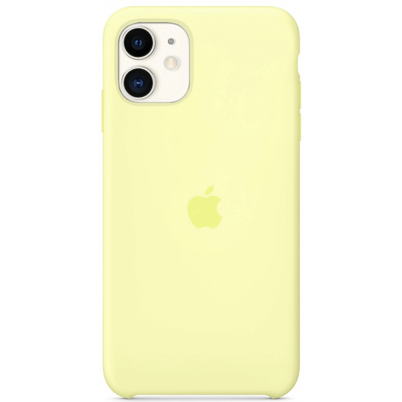 Чехол GoVern Silicone Case Full для Apple iPhone 11 Mellow Yellow