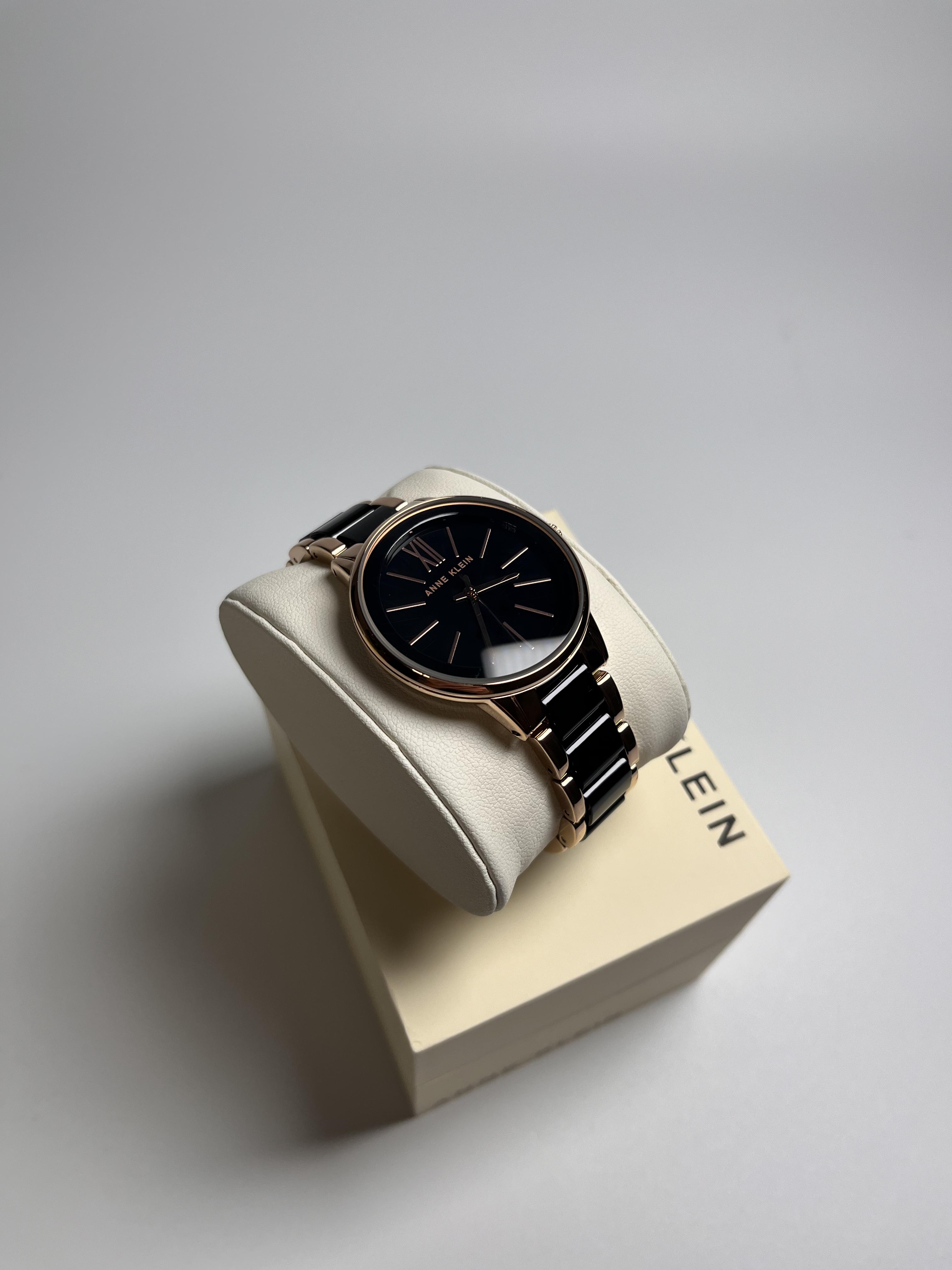 Часы женские наручные Anne Klein AK/1412BKRG Черный с золотистым (14125827) - фото 5