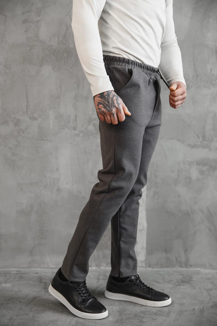 Штани чоловічі зимові slim-fit J0027 на флісі XL Графіт (J0027/1/4) - фото 6 Штани чоловічі зимові slim-fit J0027 на флісі XL Графіт (J0027/1/4) - фото 6