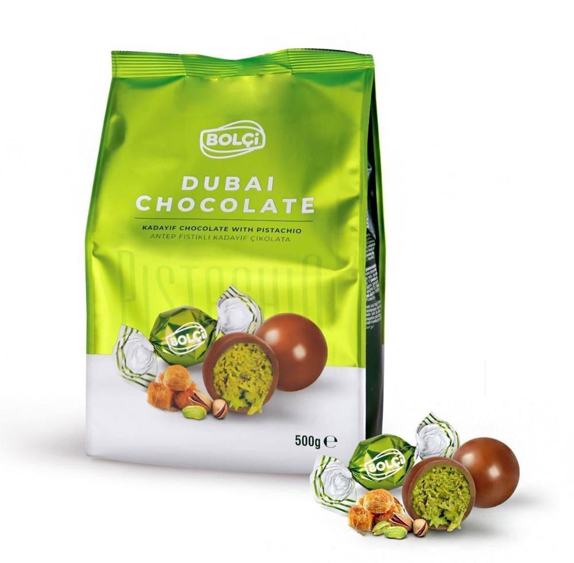 Шоколад дубайський міні цукерки Bolci Dubai Schokolade Chocolate Kugeln 500 г (2490345347)