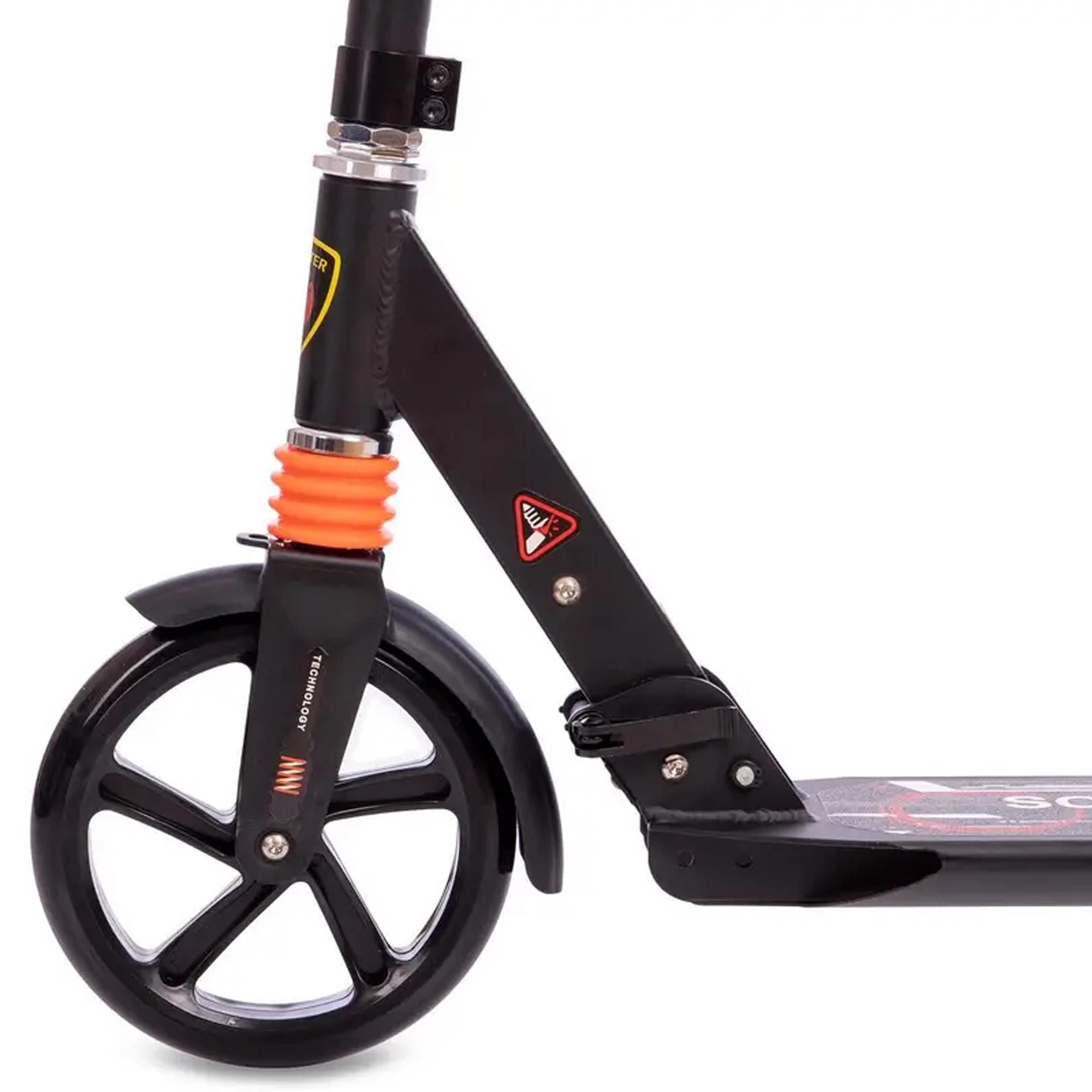 Самокат двухколесный XINZ SCOOTER 116-A Black - фото 4