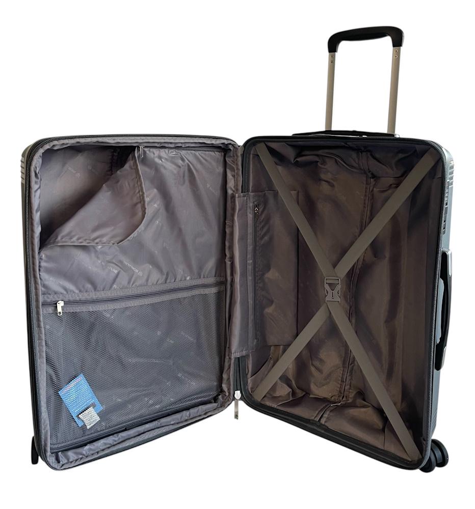 Чемодан большой AIRTEX Worldline 292 полипропилен L Серый - фото 4