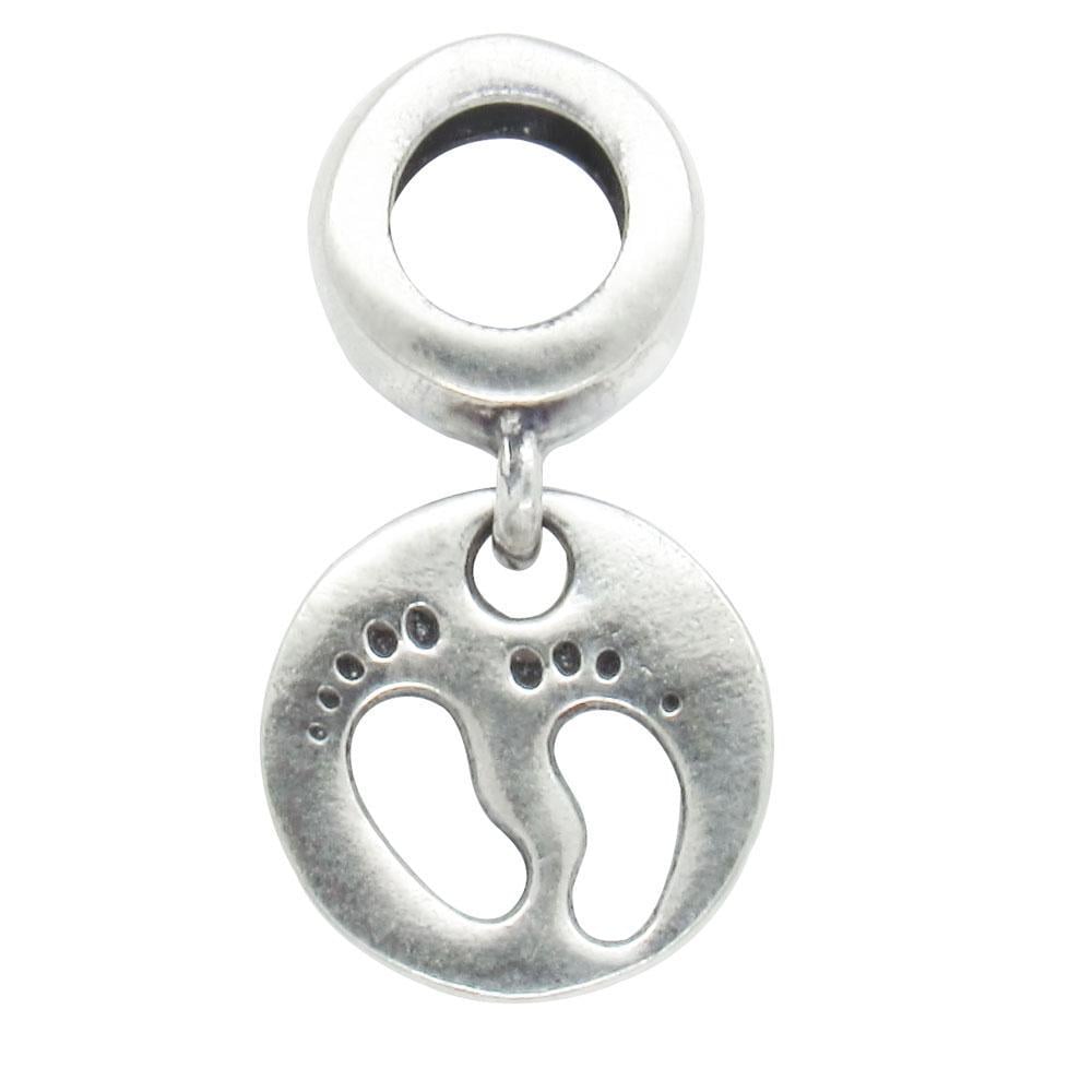 Серебряный шарм Отпечатки детских ножек (1172957749)