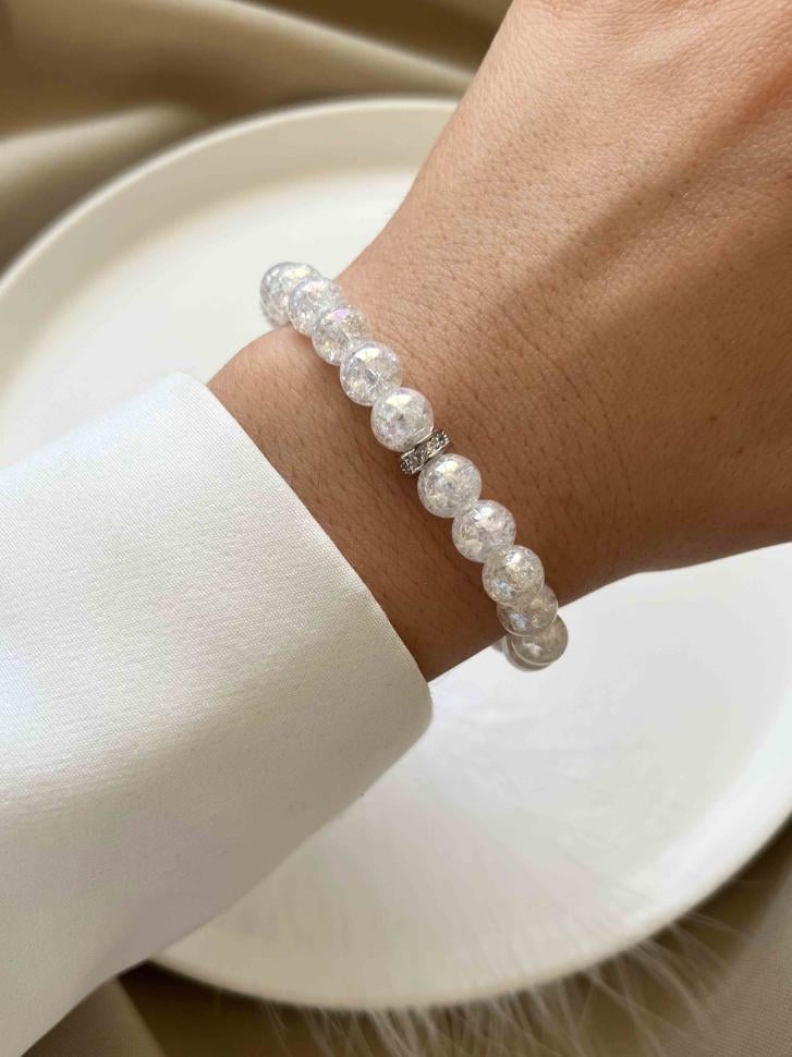 Браслет горный хрусталь Хамелеон (4612)