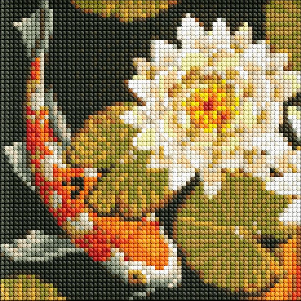 Алмазная мозаика Идейка Радужный карп 20x20 см (AMC7678)