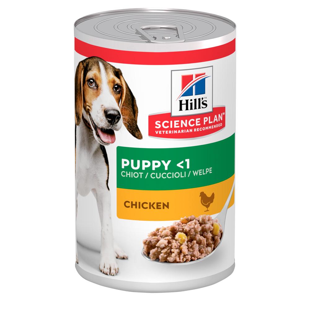 Корм консервированный Hill's SCIENCE PLAN Puppy с курицей для щенков 370 г (604220)