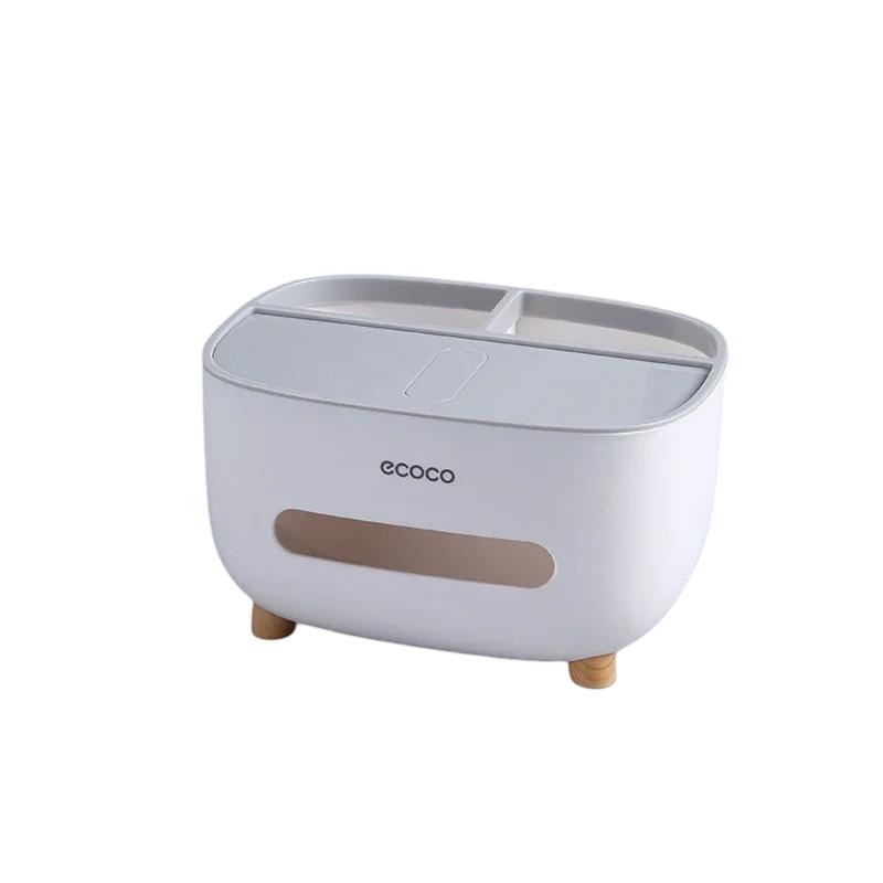 Органайзер для серветок ECOCO з відсіками для зберігання Сірий (25763781)