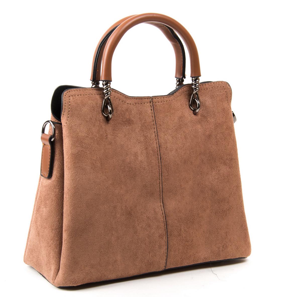 Женская модельная сумка из замша Fashion 8083 Коричневый