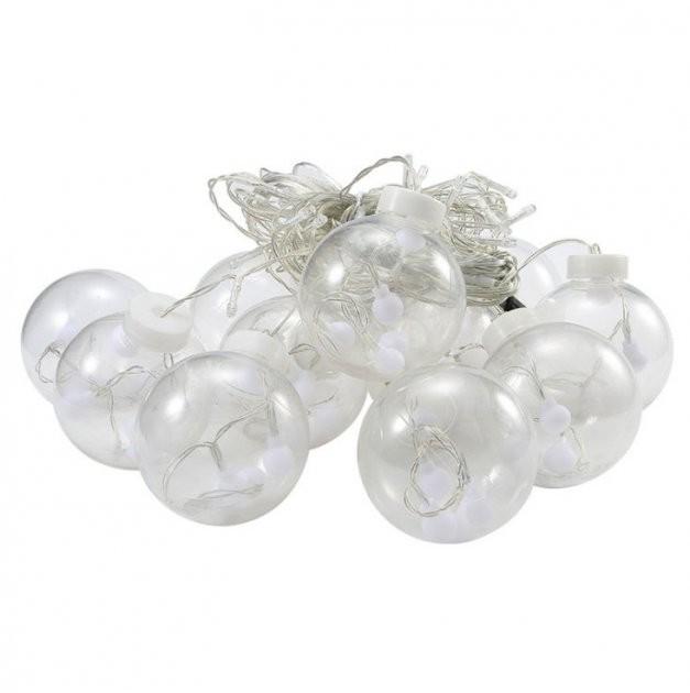 Гирлянда RD-9011 штора 400LED 20 шариков 8 см ширина 6 м 220v (10-14-14490)