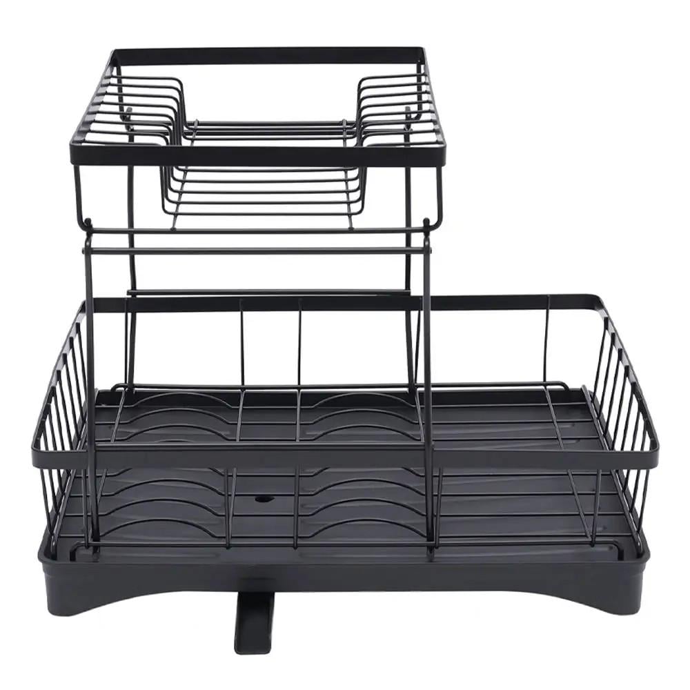 Сушилка для посуды EB-17981 двухъярусная 36x29x25 см (27923751) - фото 2