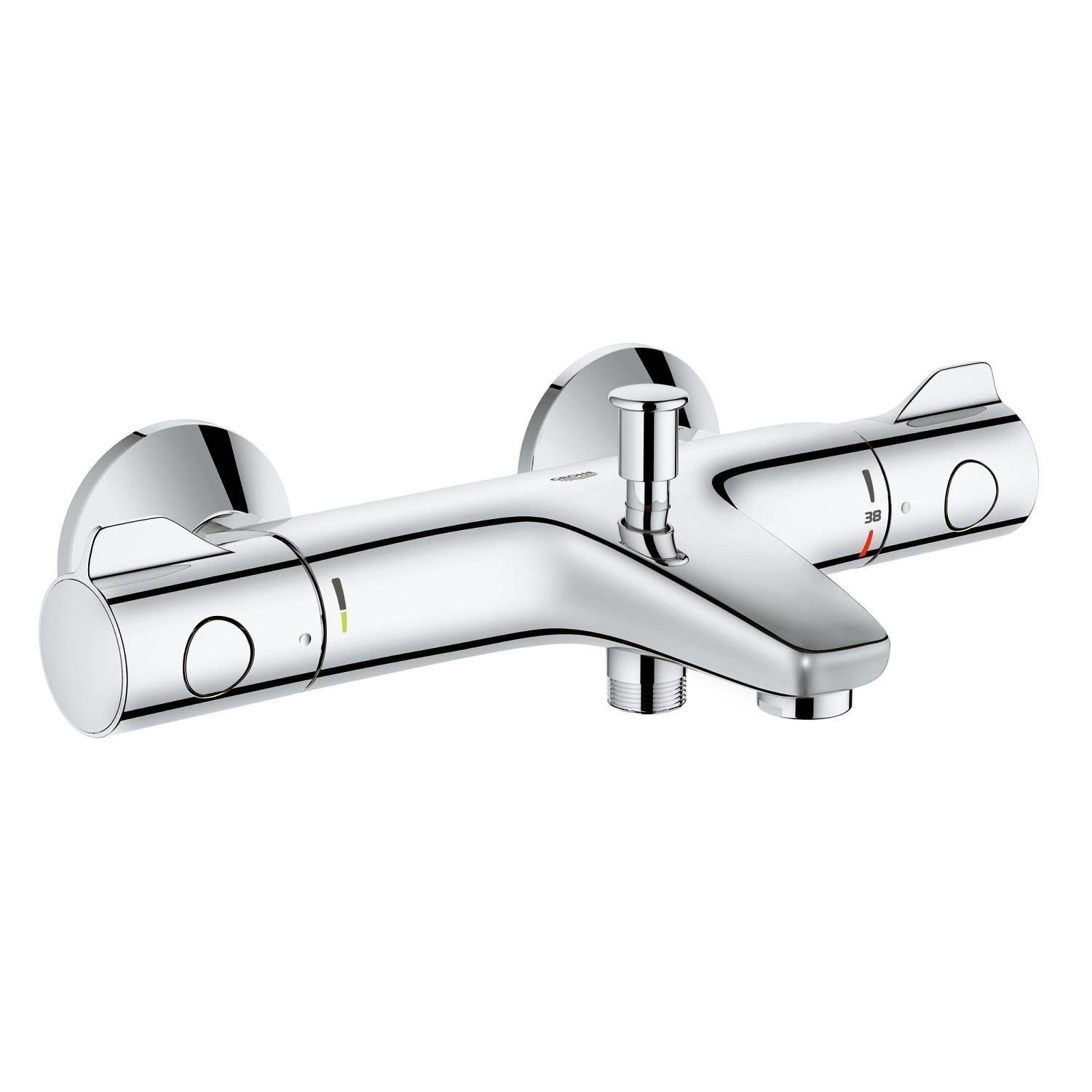 Cмеситель для ванны Grohe Grohtherm 800 34567000 с термостатом Хром (111049) - фото 1