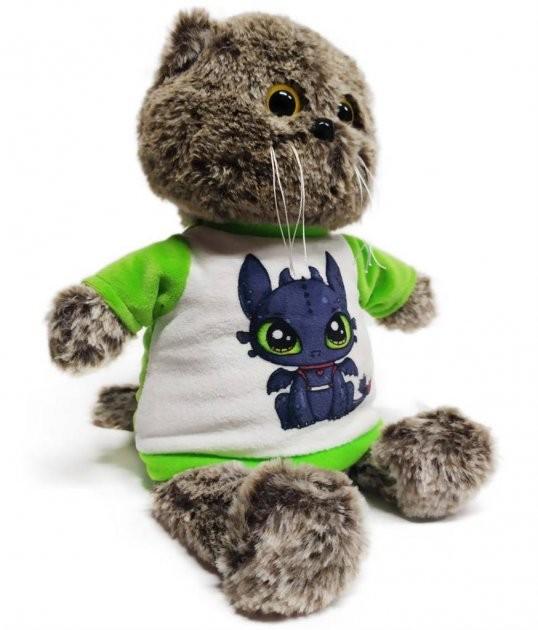 Мягкая игрушка Копица Кот Басик в футболке 35 см (5751)