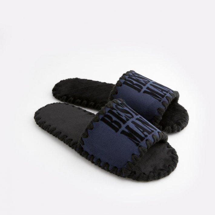 Тапки домашние мужские Family Best Man открытые р. 44/45 Синий (362067)