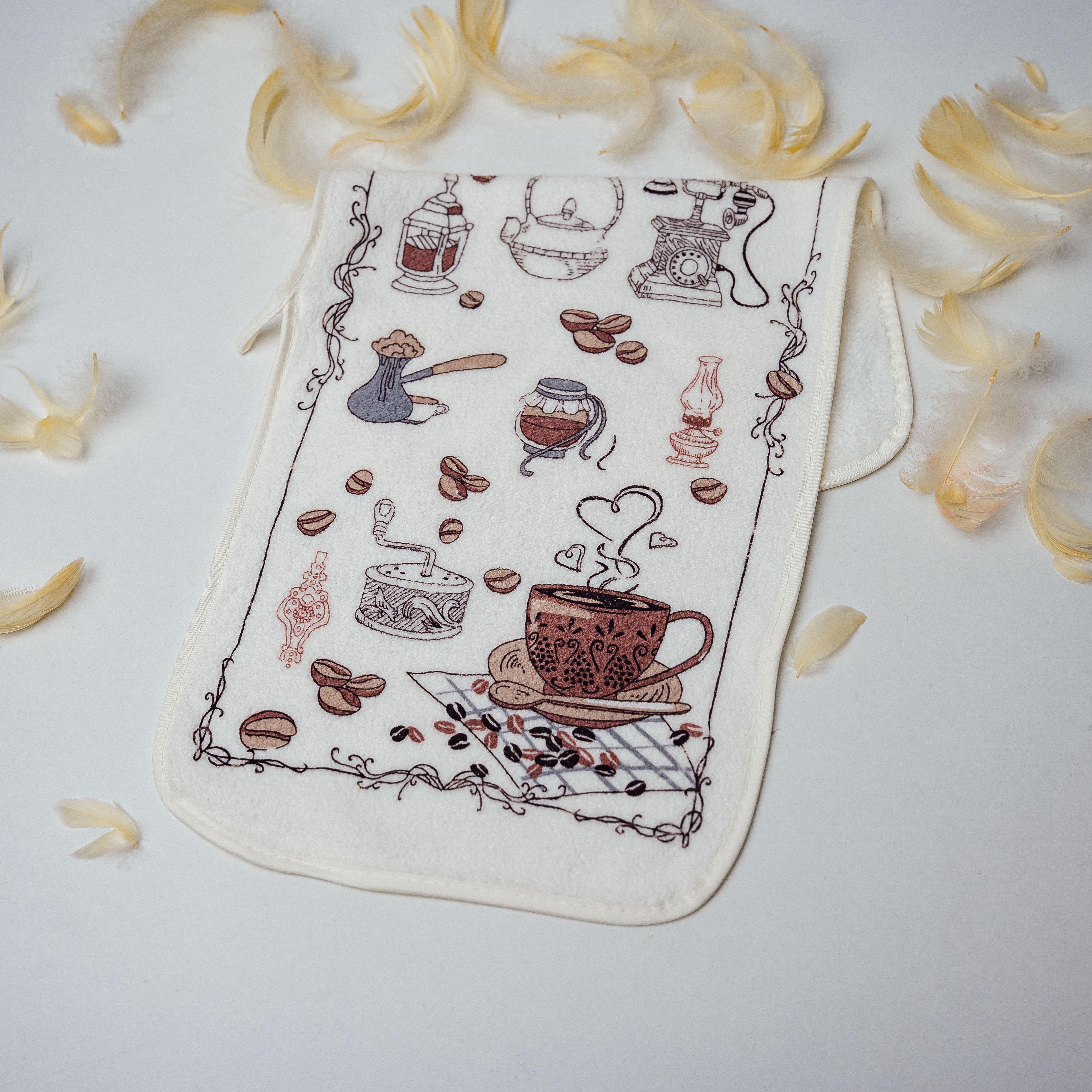 Полотенце для рук Кофейня Магия 25х50 см Коричневый (87205)