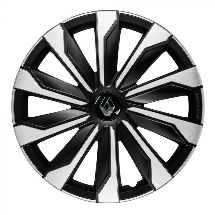 Колпаки 4 Racing Typhoon Renault 4 шт. R16 Silver/Black (29670833) Колпаки 4 Racing Typhoon Renault 4 шт. R16 Silver/Black (29670833)
