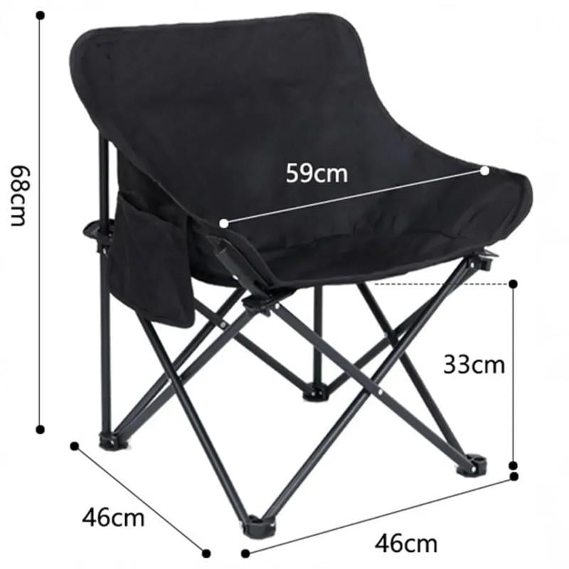 Кресло складное паук с укрепленным каркасом подлокотник чехол для хранения 46х46х68 см - фото 2 Кресло складное паук с укрепленным каркасом подлокотник чехол для хранения 46х46х68 см - фото 2