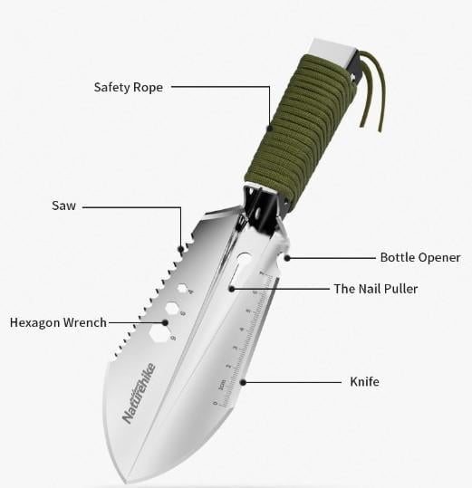 Инструмент Naturehike NH20GJ001 Hand shovel - фото 3