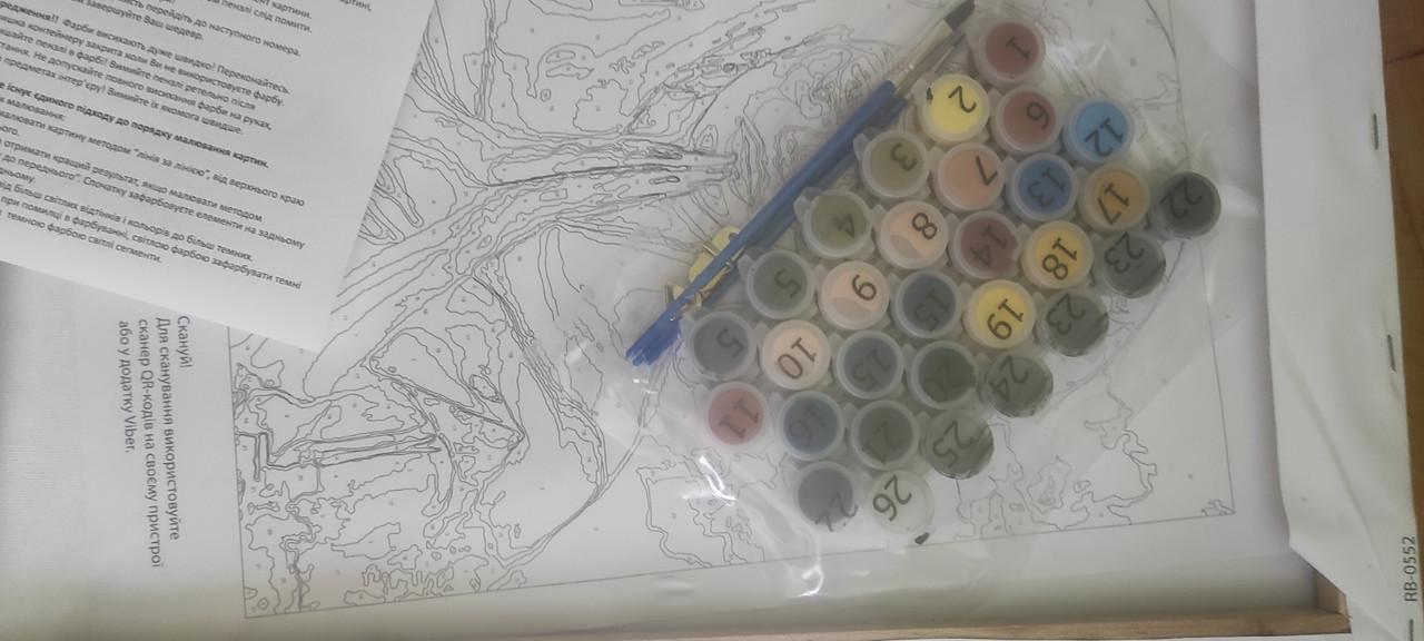 Картина за номерами Riviera Blanca "Весна в Японії " в наборі фарба з металевим ефектом (RB-0923) - фото 3