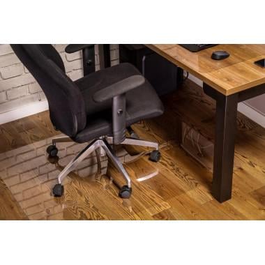 Захисний килимок під крісло з монолітного полікарбонату Poly-Frik 0,8 мм 1000х1240 мм Прозорий (ZK-08) - фото 5