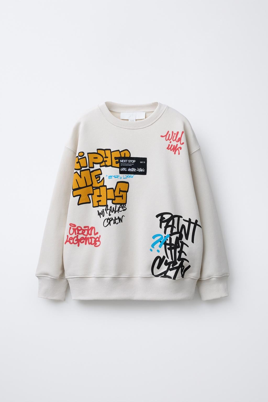 Світшот для хлопчика Zara 122 см Бежевий (6224701712)