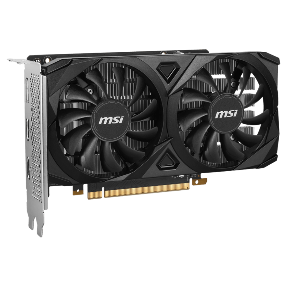 Відеокарта MSI NVIDIA RTX 3050 Ventus 2X OC 6 ГБ GDDR6/14000 МГц (RTX 3050 VENTUS 2X 6G OC) - фото 2 Відеокарта MSI NVIDIA RTX 3050 Ventus 2X OC 6 ГБ GDDR6/14000 МГц (RTX 3050 VENTUS 2X 6G OC) - фото 2
