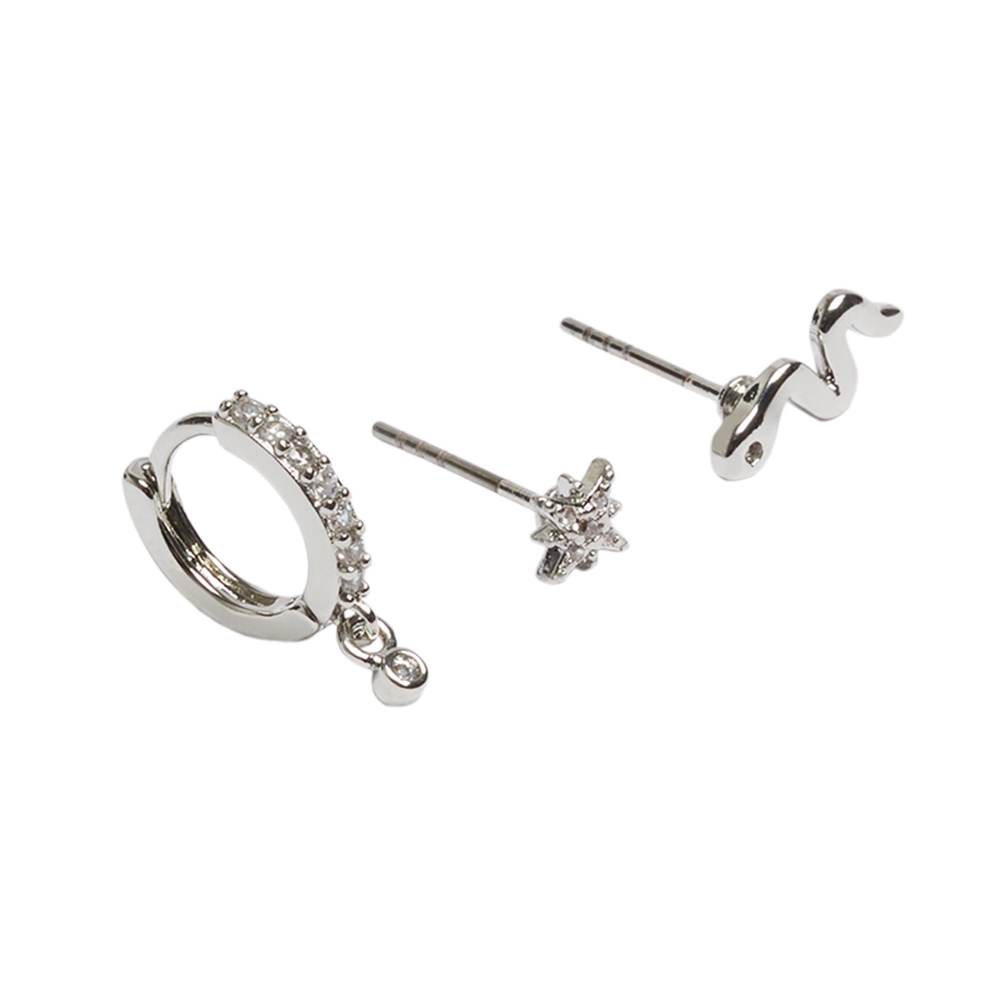 Женские серьги Parfois 189880 ONE Серебряный