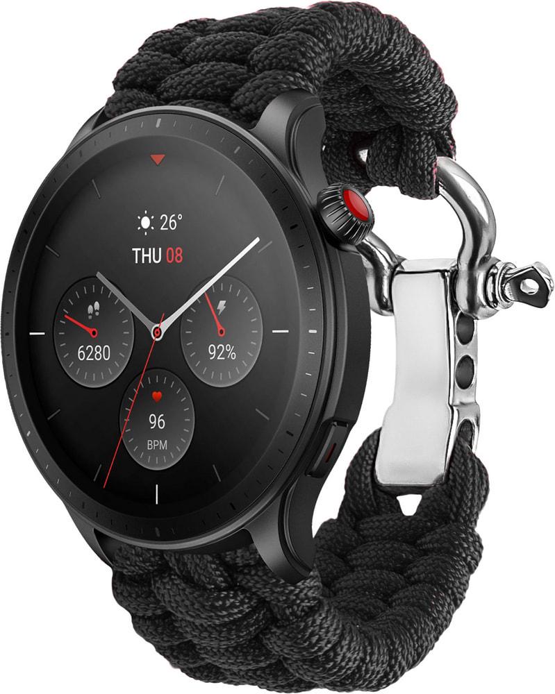Ремінець з Паракорду Ruper для Amazfit GTR 4 (22mm) Black (31107-2B)