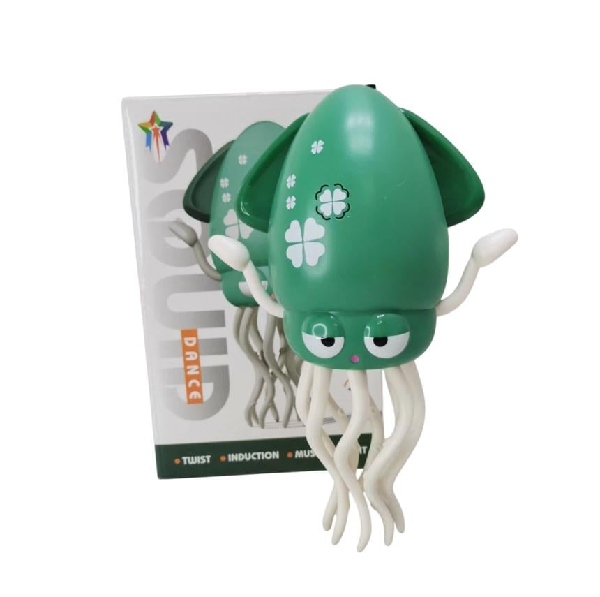Іграшка Танцюючий восьминіг з рухомими щупальцями мелодіями та світлом Зелений