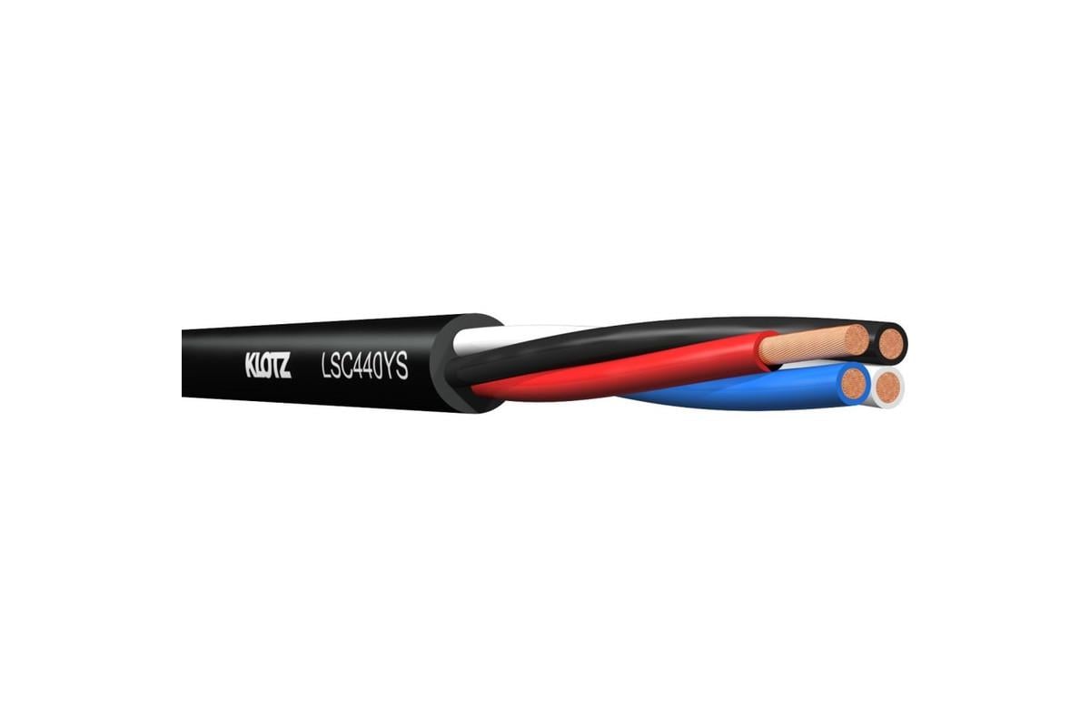 Кабель акустический KLOTZ LSC440YS Multicore Speaker Cable