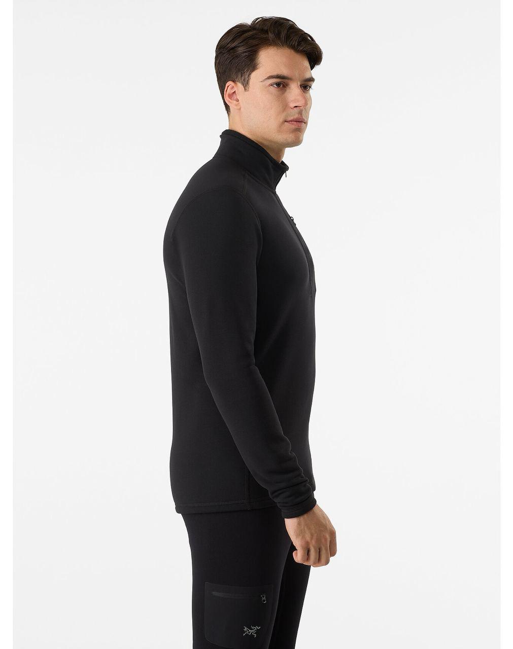 Кофта Arcteryx Rho Heavyweight Zip Neck Men's L (X000006266-Black-L) - фото 4