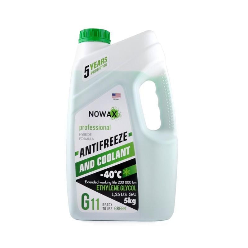 Антифриз зеленый для систем охлаждения Nowax NX05003 5 кг (NX05003)